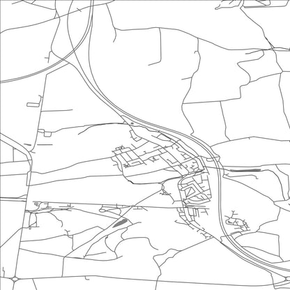 ROAD MAP OF MICKLEFIELD, UNITED KINGDOM BY MAPBAKES