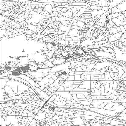 ROAD MAP OF MIDDLETON, UNITED KINGDOM BY MAPBAKES