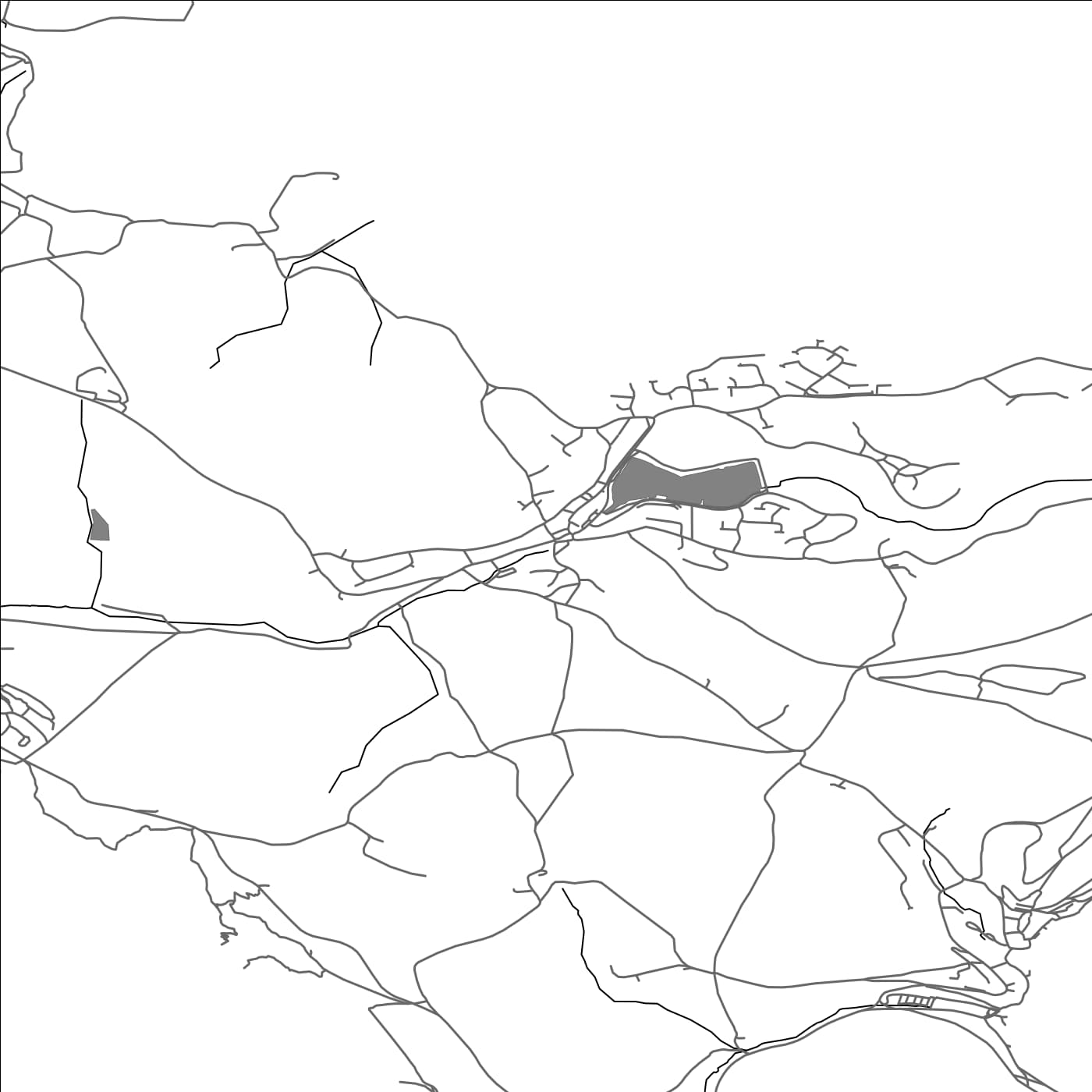 ROAD MAP OF MILLBROOK, UNITED KINGDOM BY MAPBAKES