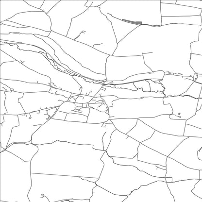 ROAD MAP OF MILVERTON, UNITED KINGDOM BY MAPBAKES