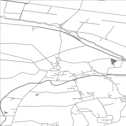 ROAD MAP OF MISTERTON, UNITED KINGDOM BY MAPBAKES