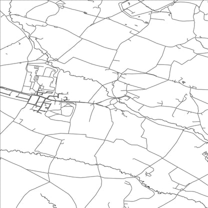 ROAD MAP OF MOBBERLEY, UNITED KINGDOM BY MAPBAKES