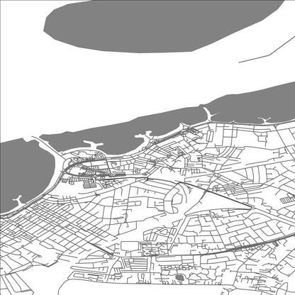 ROAD MAP OF MORECAMBE, UNITED KINGDOM BY MAPBAKES