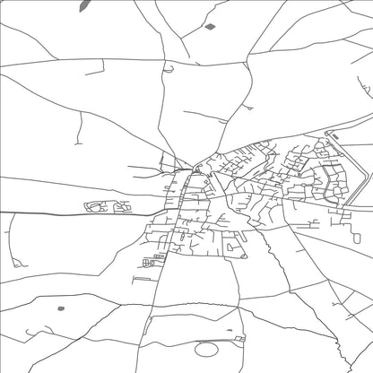 ROAD MAP OF MORETON IN MARSH, UNITED KINGDOM BY MAPBAKES