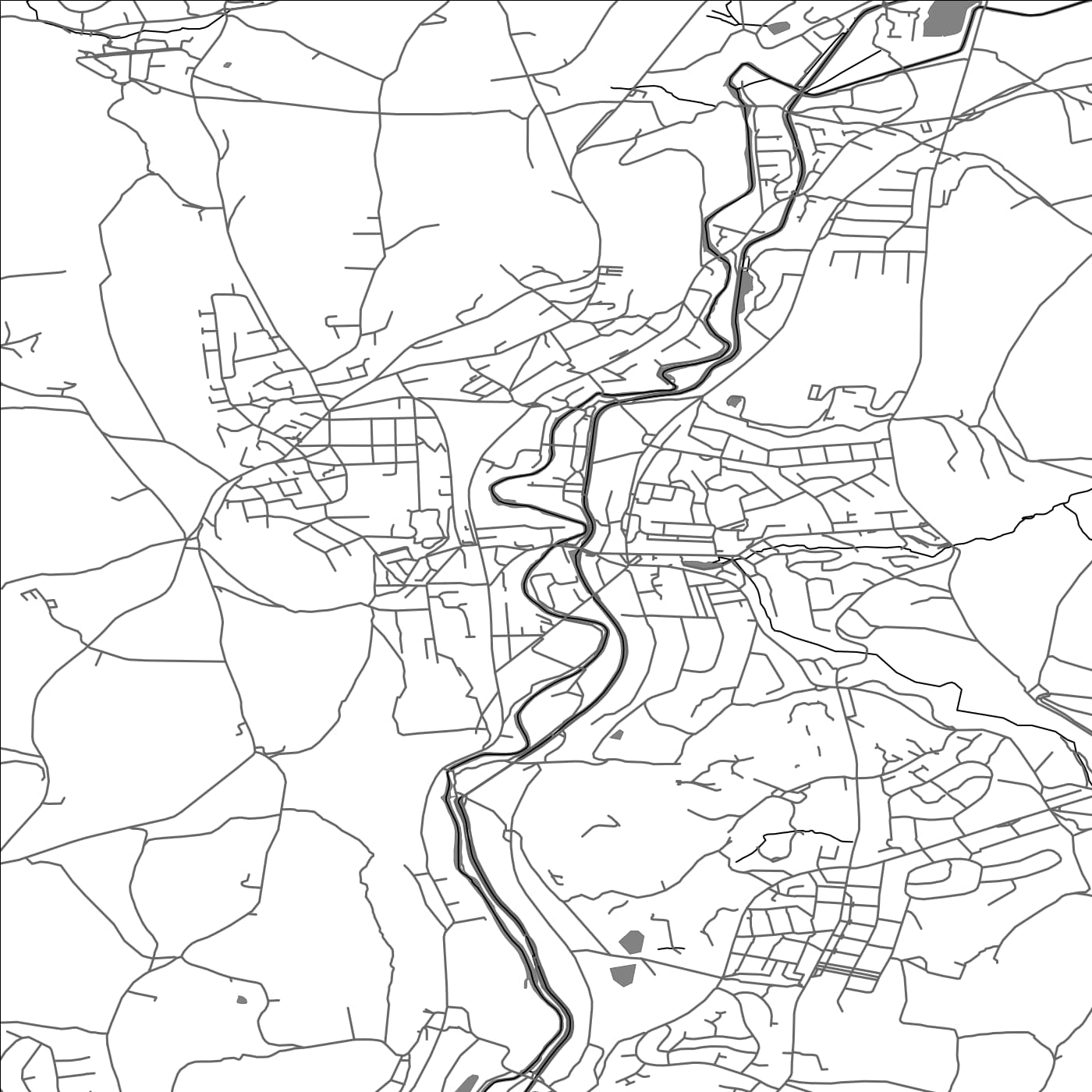 ROAD MAP OF MOSSLEY, UNITED KINGDOM BY MAPBAKES