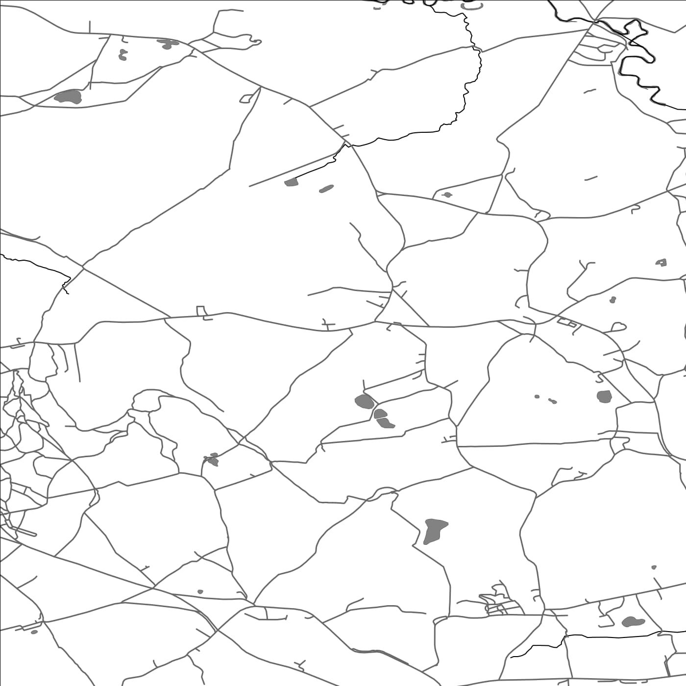 ROAD MAP OF MOTTRAM ST ANDREW, UNITED KINGDOM BY MAPBAKES