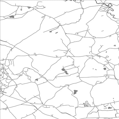 ROAD MAP OF MOTTRAM ST ANDREW, UNITED KINGDOM BY MAPBAKES