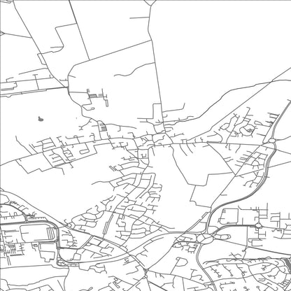 ROAD MAP OF MOULTON, UNITED KINGDOM BY MAPBAKES