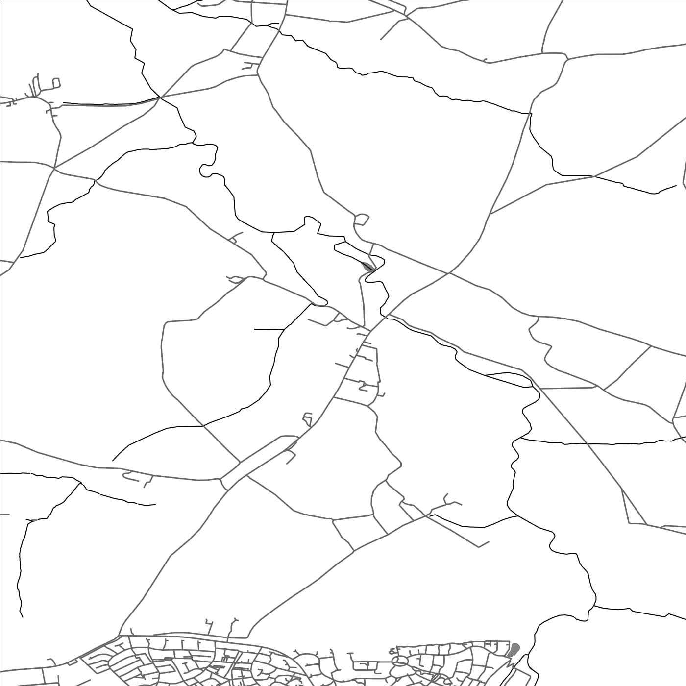 ROAD MAP OF MUDFORD, UNITED KINGDOM BY MAPBAKES