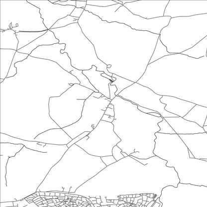 ROAD MAP OF MUDFORD, UNITED KINGDOM BY MAPBAKES