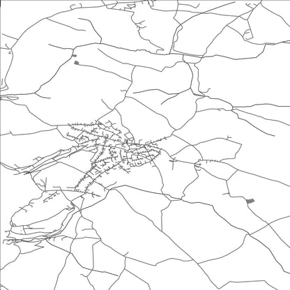 ROAD MAP OF MULLION, UNITED KINGDOM BY MAPBAKES