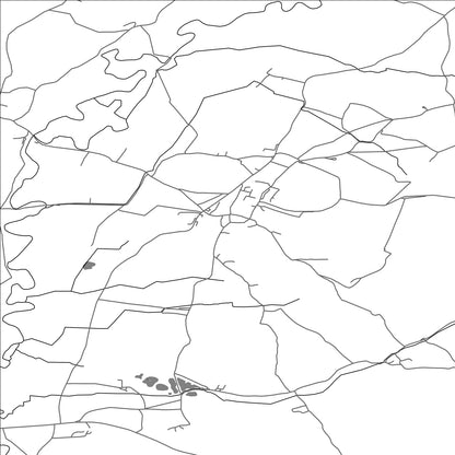 ROAD MAP OF MUSBURY, UNITED KINGDOM BY MAPBAKES