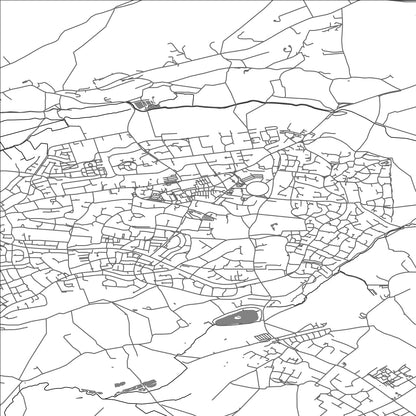 ROAD MAP OF NAILSEA, UNITED KINGDOM BY MAPBAKES