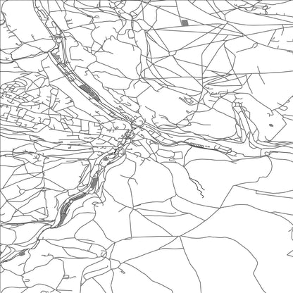 ROAD MAP OF NAILSWORTH, UNITED KINGDOM BY MAPBAKES