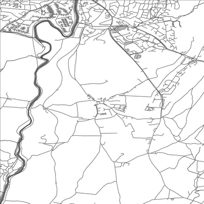 ROAD MAP OF NATLAND, UNITED KINGDOM BY MAPBAKES