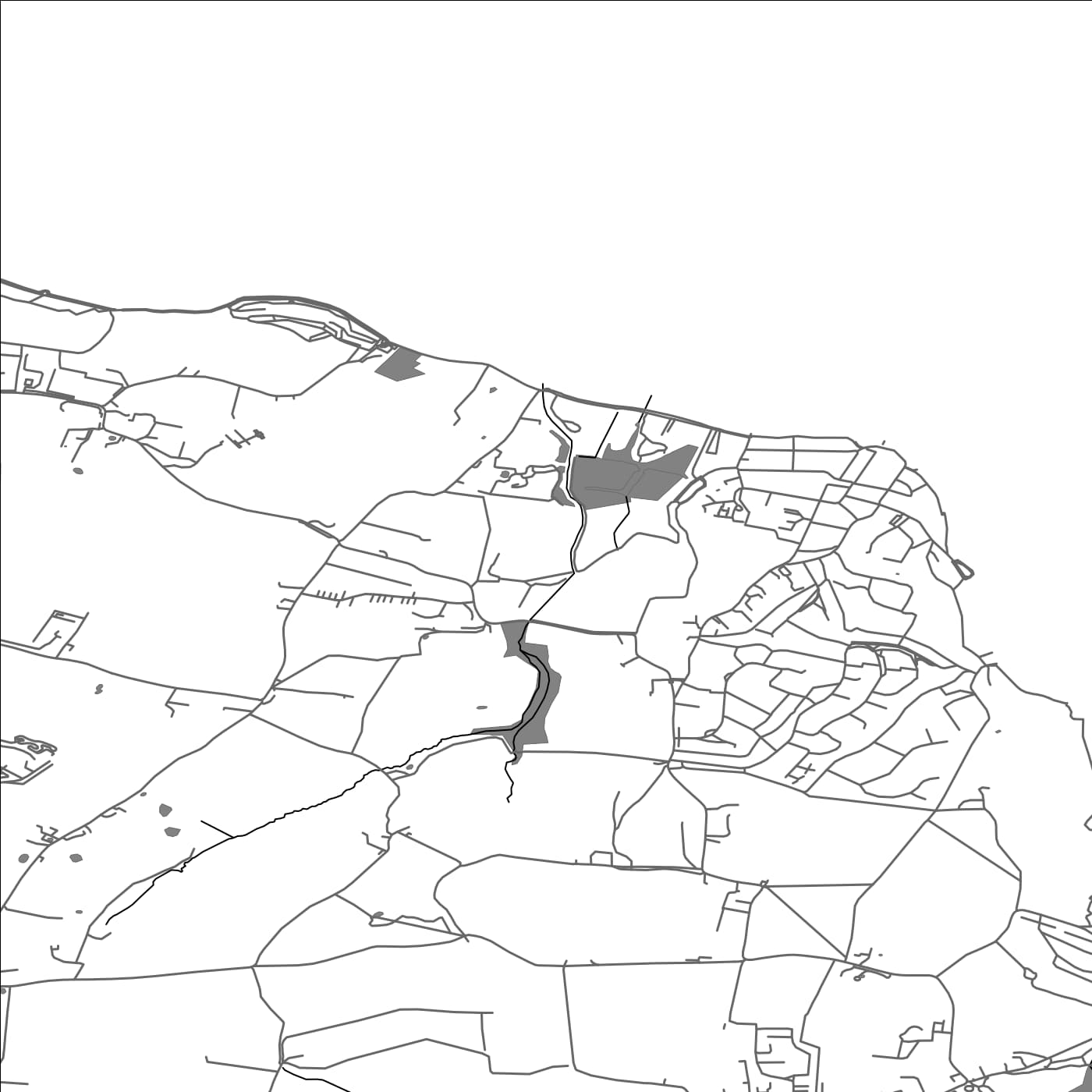 ROAD MAP OF NETTLESTONE AND SEAVIEW, UNITED KINGDOM BY MAPBAKES