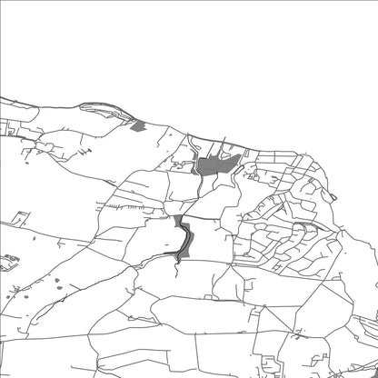 ROAD MAP OF NETTLESTONE AND SEAVIEW, UNITED KINGDOM BY MAPBAKES