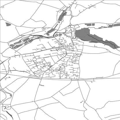 ROAD MAP OF NEW ALRESFORD, UNITED KINGDOM BY MAPBAKES