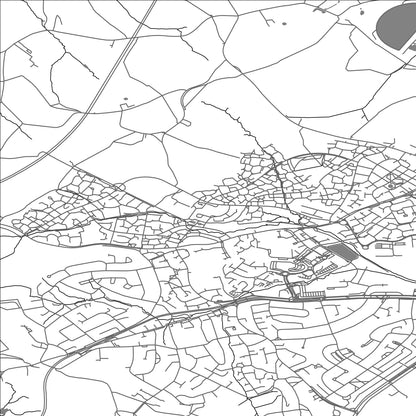 ROAD MAP OF NEW FRANKLEY IN BIRMINGHAM, UNITED KINGDOM BY MAPBAKES