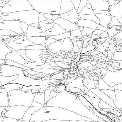 ROAD MAP OF NEW MILLS, UNITED KINGDOM BY MAPBAKES