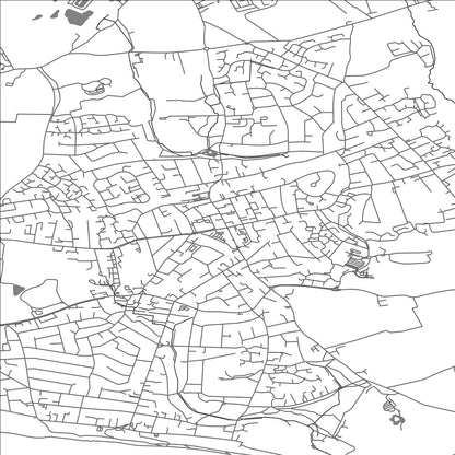 ROAD MAP OF NEW MILTON, UNITED KINGDOM BY MAPBAKES