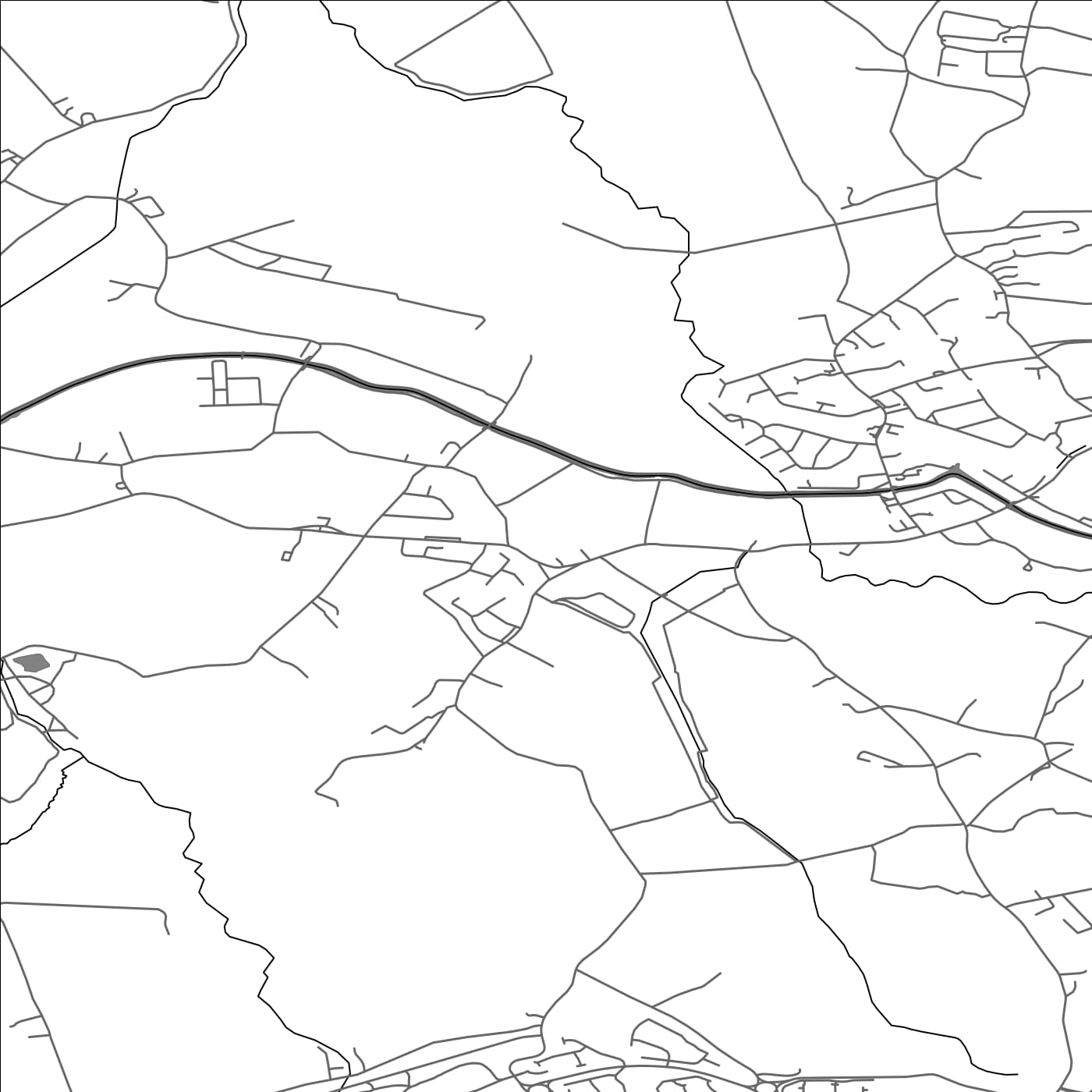 ROAD MAP OF NEWBURGH, UNITED KINGDOM BY MAPBAKES