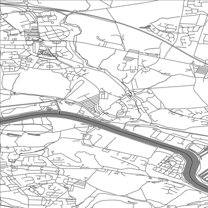 ROAD MAP OF NEWBURN, UNITED KINGDOM BY MAPBAKES