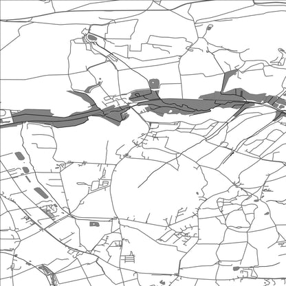 ROAD MAP OF NEWCHURCH, UNITED KINGDOM BY MAPBAKES