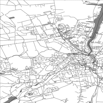 ROAD MAP OF NEWPORT AND CARISBROOKE, UNITED KINGDOM BY MAPBAKES