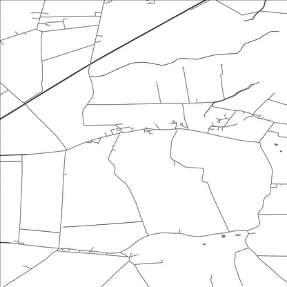 ROAD MAP OF NEWTON-IN-THE-ISLE, UNITED KINGDOM BY MAPBAKES