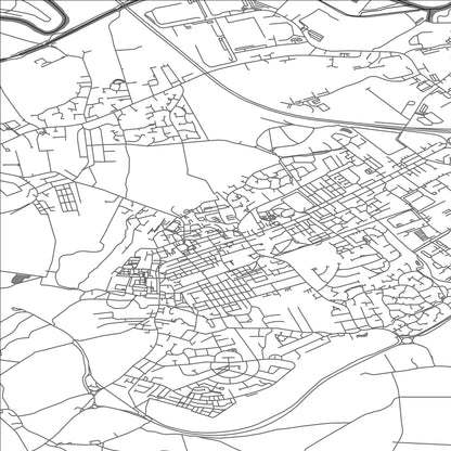 ROAD MAP OF NORMANTON, UNITED KINGDOM BY MAPBAKES