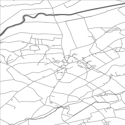 ROAD MAP OF NORTH CURRY, UNITED KINGDOM BY MAPBAKES