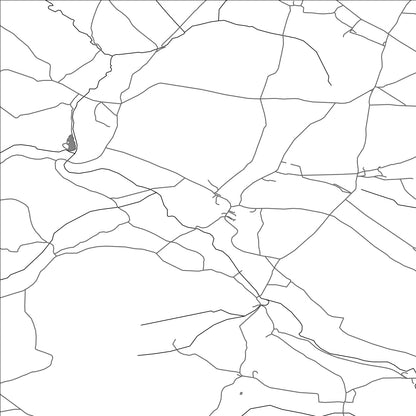 ROAD MAP OF NORTH HILL, UNITED KINGDOM BY MAPBAKES