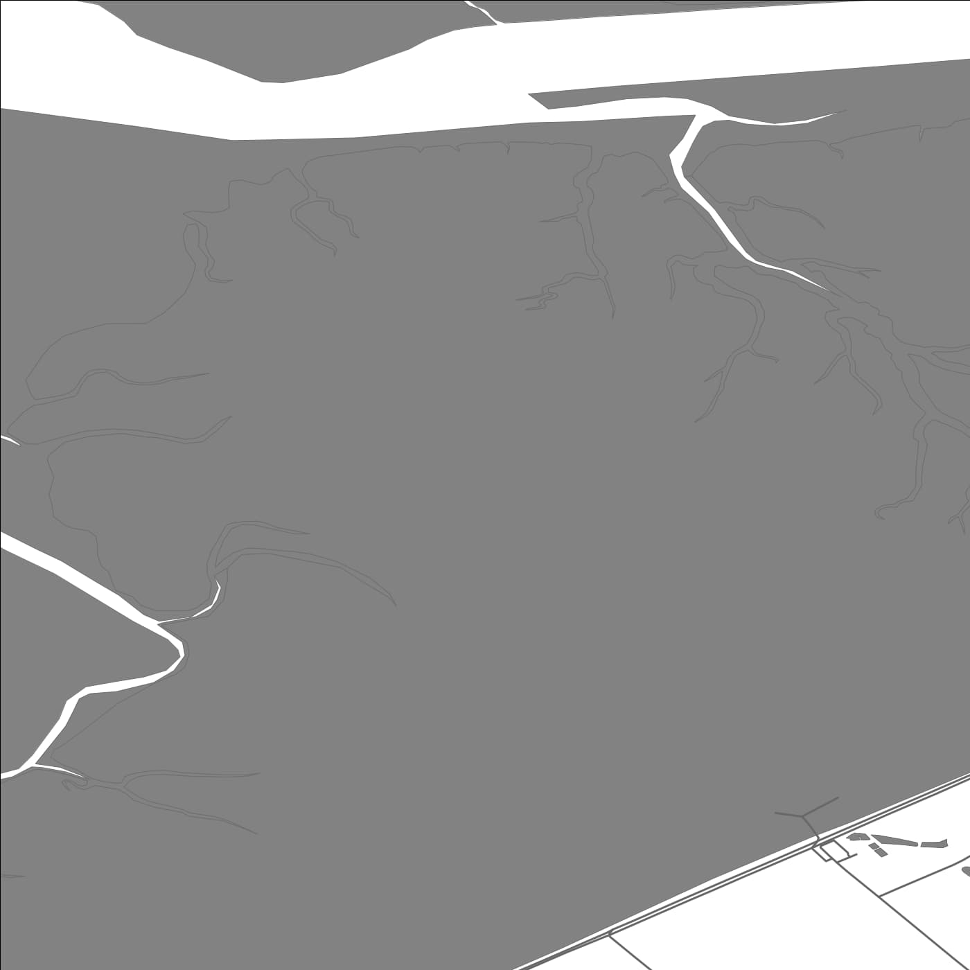 ROAD MAP OF NORTH MEOLS, UNITED KINGDOM BY MAPBAKES