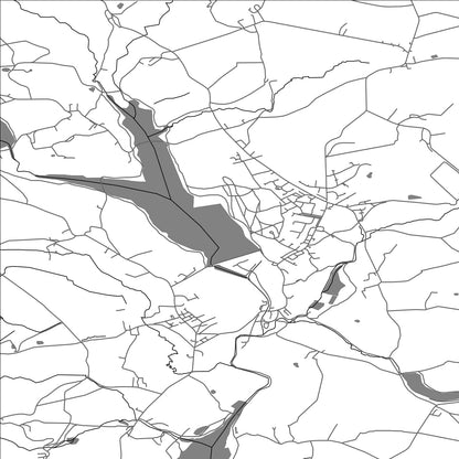 ROAD MAP OF NORTH TURTON, UNITED KINGDOM BY MAPBAKES