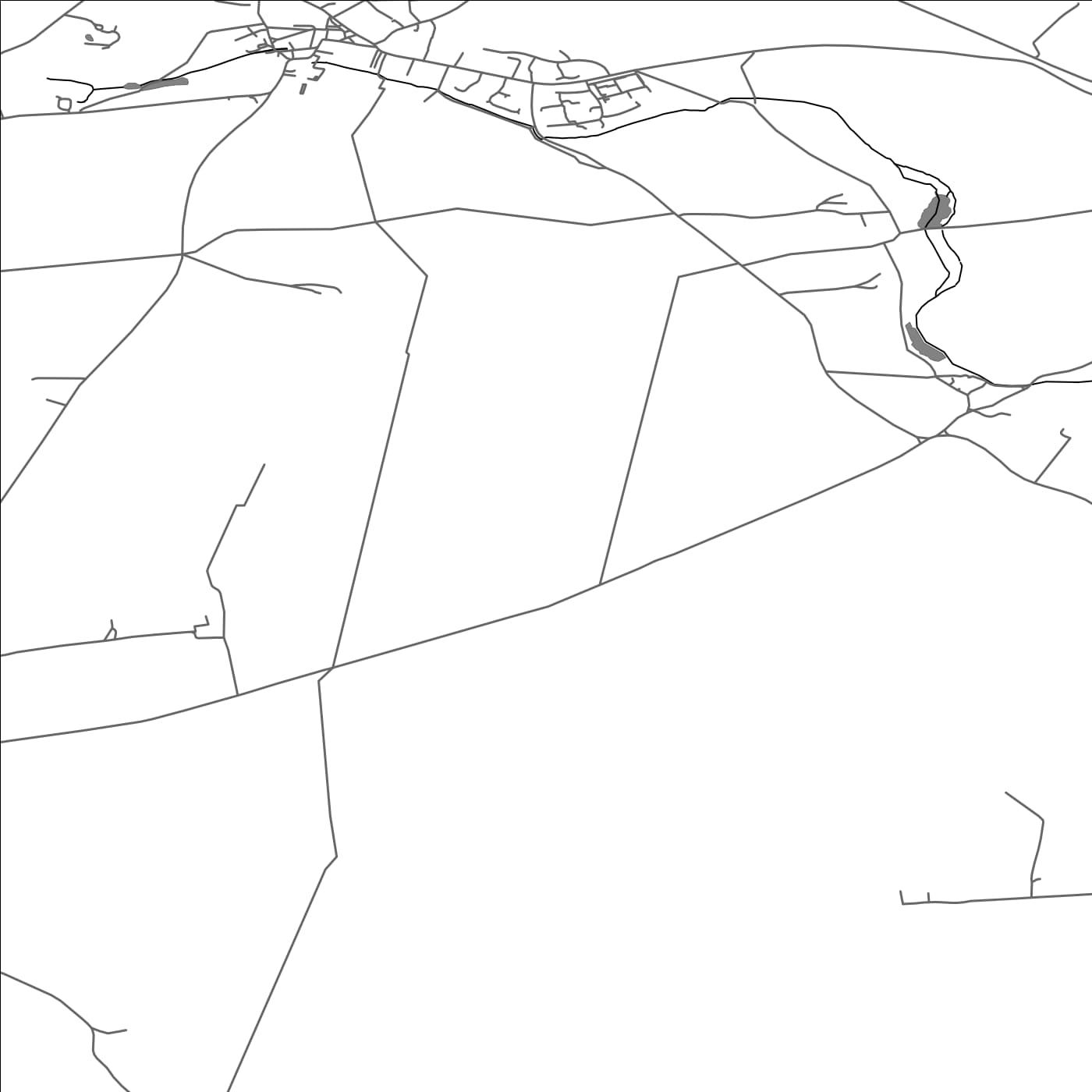 ROAD MAP OF NORTHLEACH WITH EASTINGTON, UNITED KINGDOM BY MAPBAKES