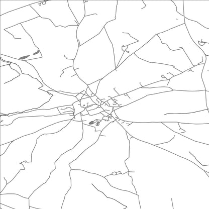 ROAD MAP OF NORTON ST PHILIP, UNITED KINGDOM BY MAPBAKES