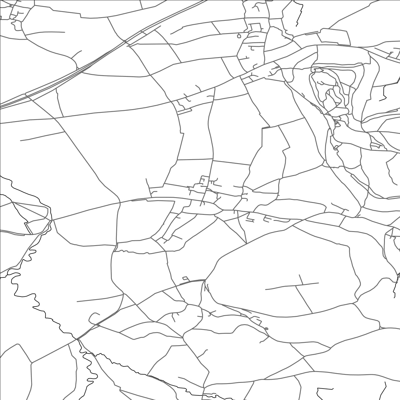 ROAD MAP OF NORTON SUB HAMDON, UNITED KINGDOM BY MAPBAKES