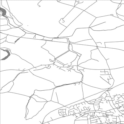 ROAD MAP OF NOTTON, UNITED KINGDOM BY MAPBAKES