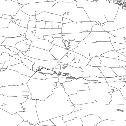 ROAD MAP OF OAKE, UNITED KINGDOM BY MAPBAKES