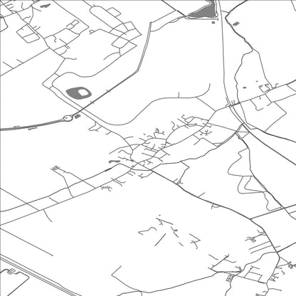 ROAD MAP OF OAKINGTON AND WESTWICK, UNITED KINGDOM BY MAPBAKES