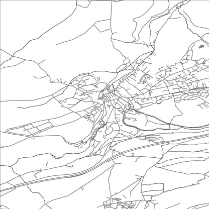 ROAD MAP OF OKEHAMPTON, UNITED KINGDOM BY MAPBAKES