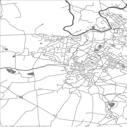 ROAD MAP OF OSWALDTWISTLE, UNITED KINGDOM BY MAPBAKES