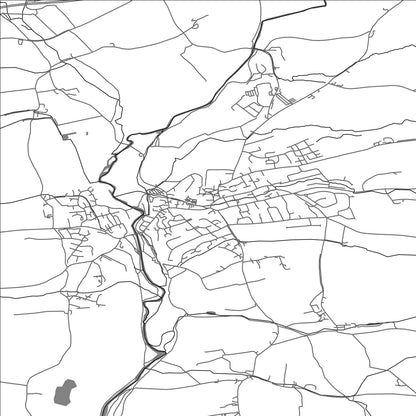 ROAD MAP OF OTTERY ST MARY, UNITED KINGDOM BY MAPBAKES