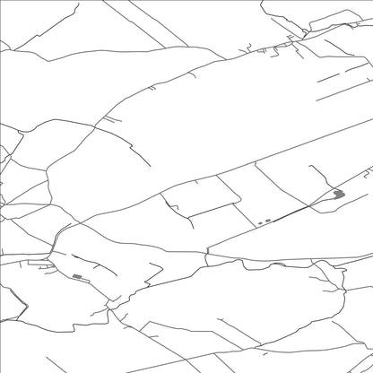 ROAD MAP OF OUGHTERSIDE AND ALLERBY, UNITED KINGDOM BY MAPBAKES