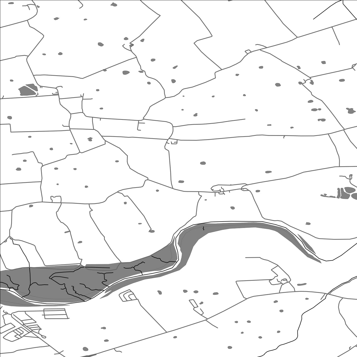 ROAD MAP OF OUT RAWCLIFFE, UNITED KINGDOM BY MAPBAKES