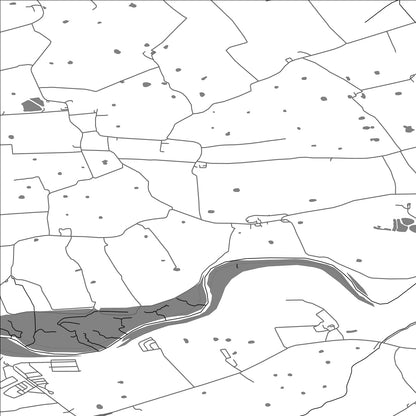 ROAD MAP OF OUT RAWCLIFFE, UNITED KINGDOM BY MAPBAKES