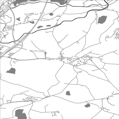 ROAD MAP OF OVER KELLET, UNITED KINGDOM BY MAPBAKES