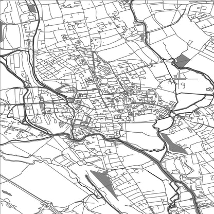 ROAD MAP OF OXFORD, UNITED KINGDOM BY MAPBAKES