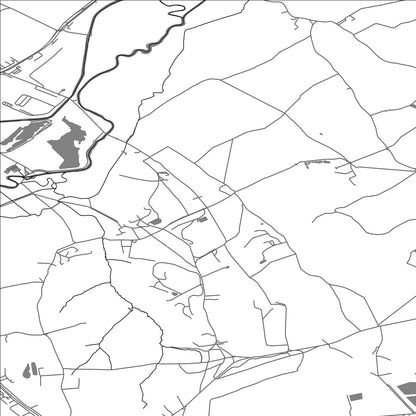 ROAD MAP OF PADWORTH, UNITED KINGDOM BY MAPBAKES